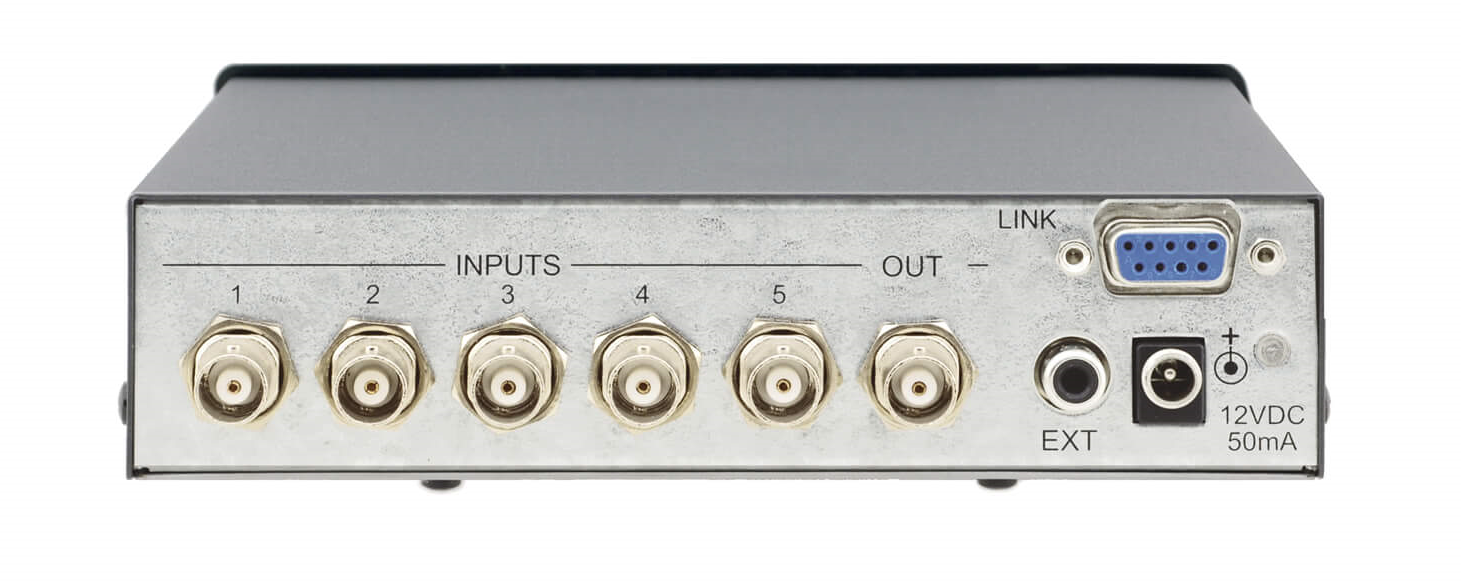 KRAMER VS-55V коммутатор видео (композитного) 5:1 с переключением в интервале кадрового гасящего имп
