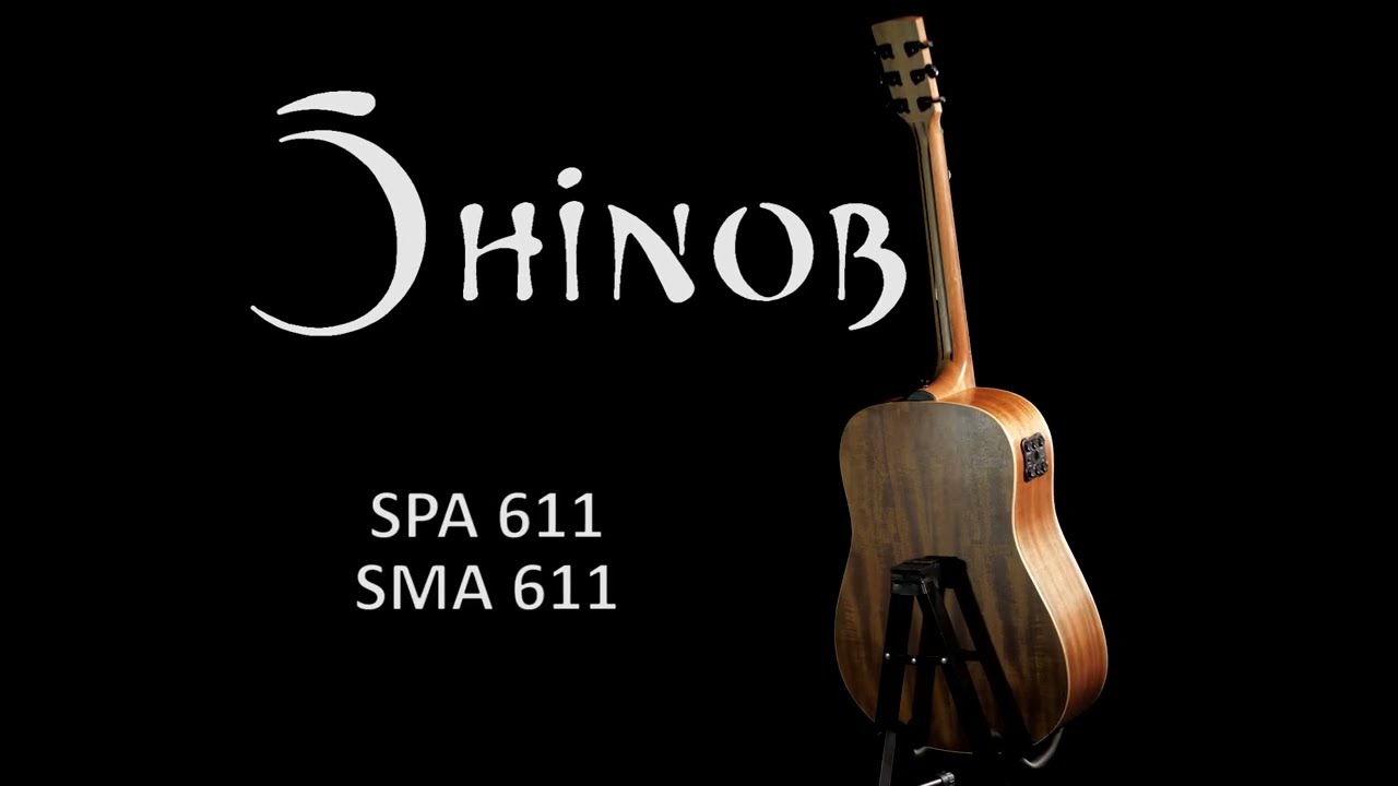 SHINOBI SMA-611TE гитара трансакустическая с чехлом в комплекте