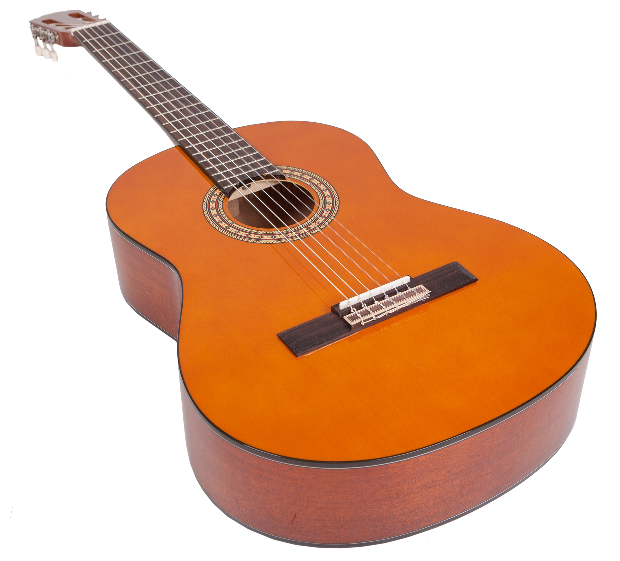 Enya EC-1 гитара классическая с анкером, палисандровой накладкой, окантовкой и добротными струнами