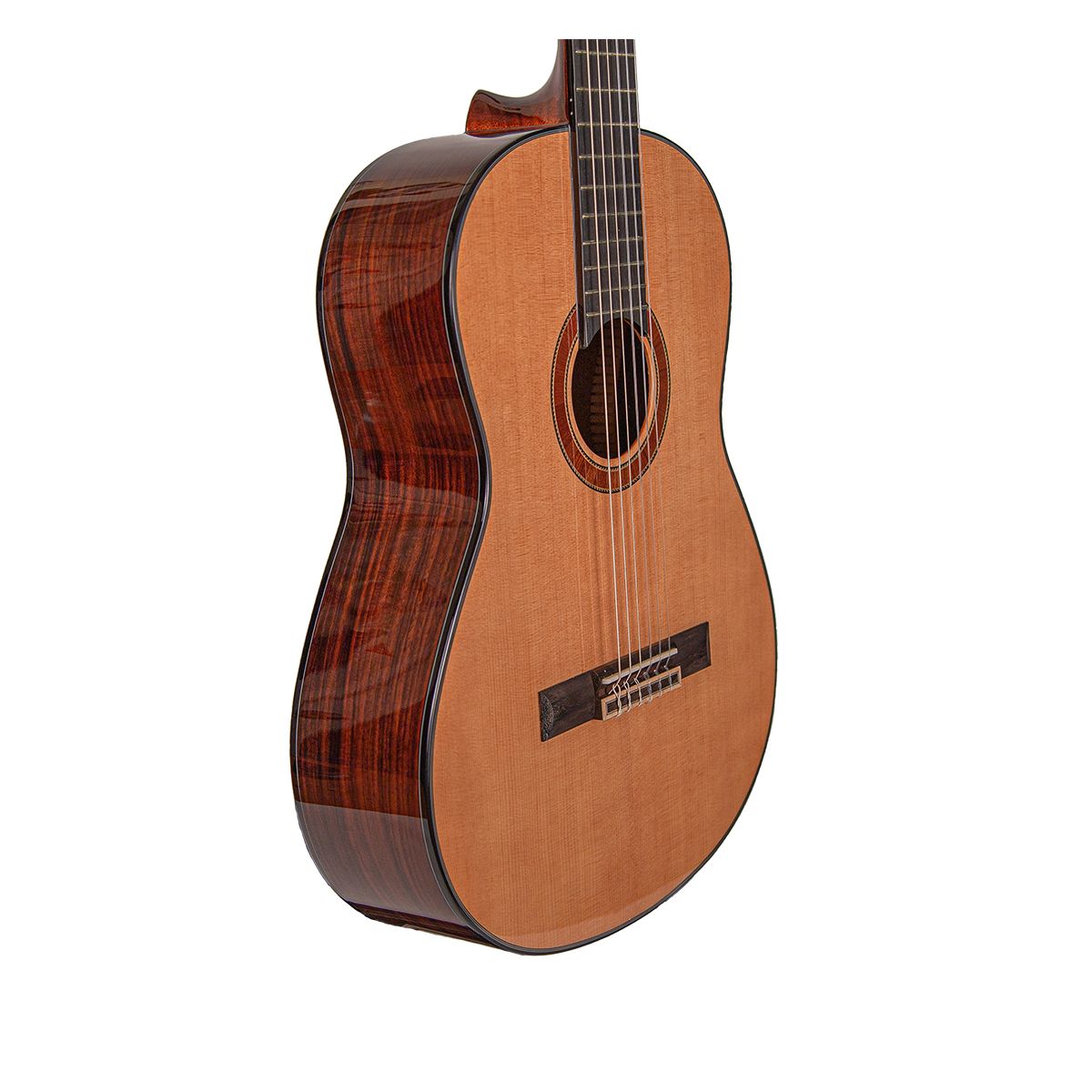 OMNI CG-710YS классическая гитара, массив ели/палисандр, Накладка Палисандр, Цвет натуральный, чехол