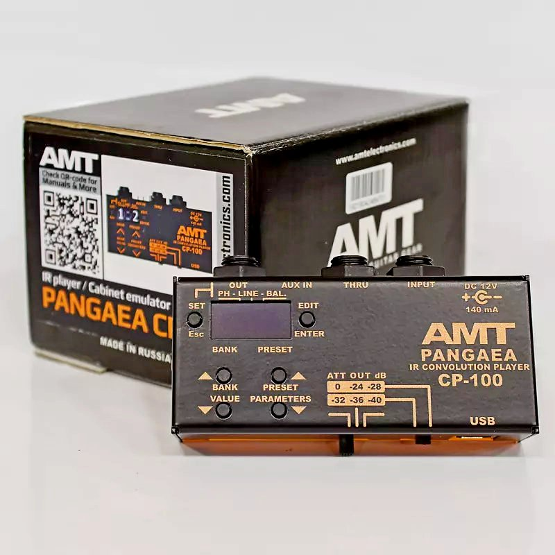 AMT Electronics CP-100 PANGAEA гитарный предусилитель, кабинет-симулятор