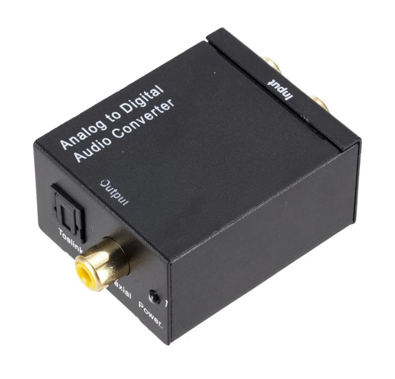 ADC-1 преобразователь АЦП RCA to SPDIF (coaxil + Toslink) + шнур питания от USB