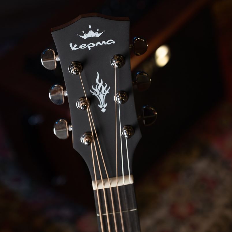 KEPMA EACE Natural гитара электроакустическая, Kepma pickup, махагон, дека ель, цвет натуральный