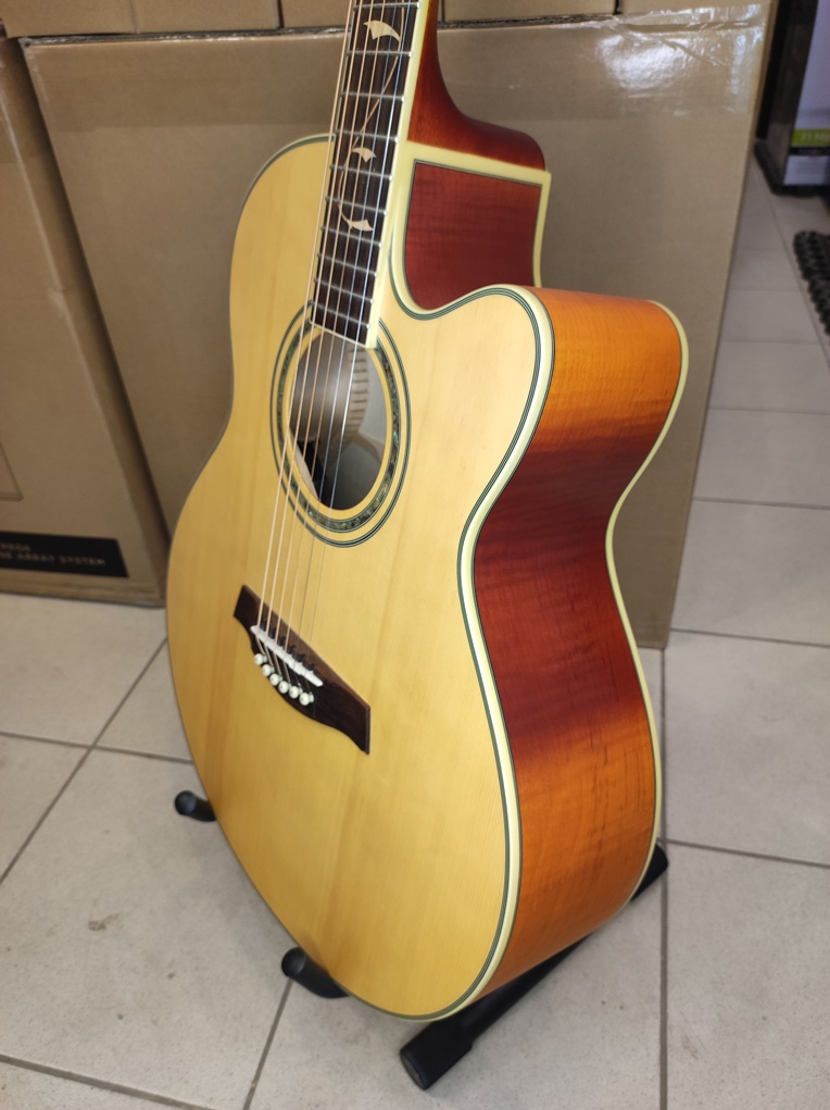 IBANEZ AEL40SE RLV гитара электроакустическая, цвет натуральный (резонантный лак), корпус волнистый