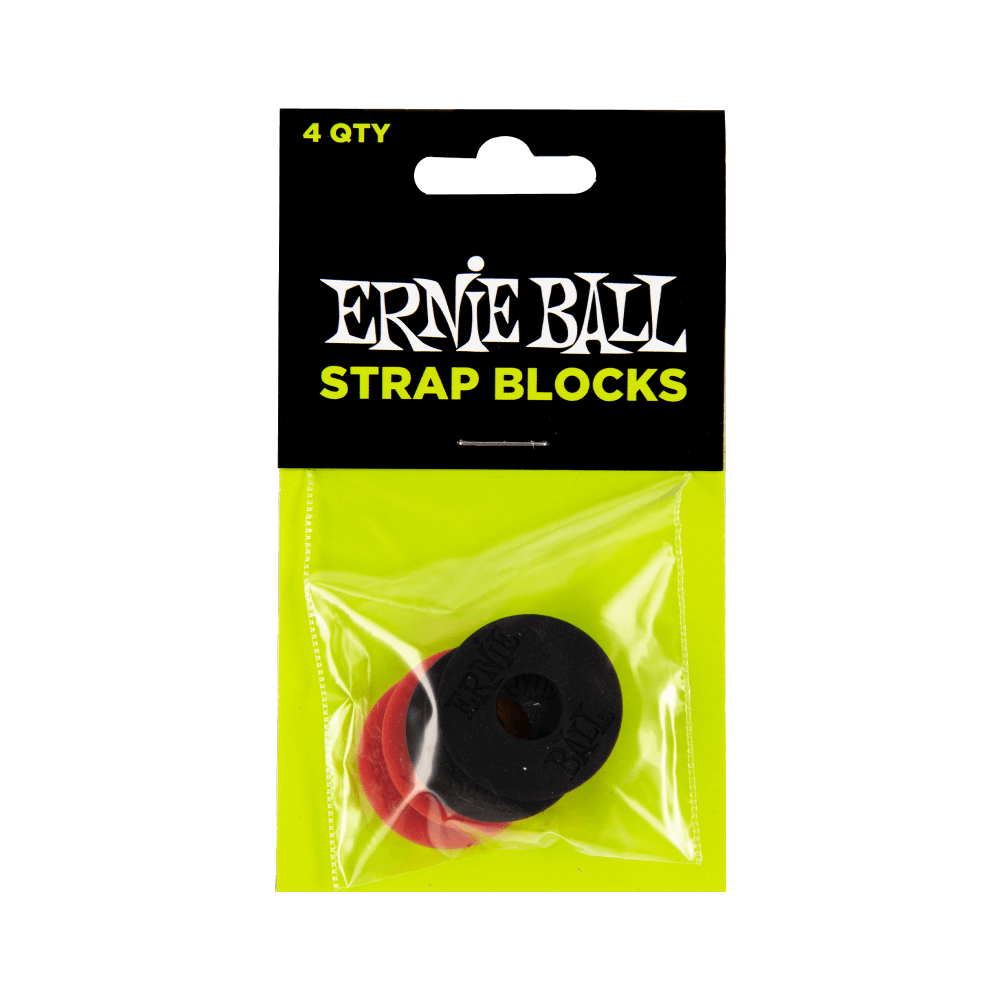 ERNIE BALL 4603 фиксатор - резиновое кольцо для ремня гитары. 2 пары