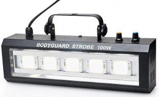 led strobe 100 светодиодный стробоскоп, 100вт, яркий белый, звуковая активация, регулировка скорости