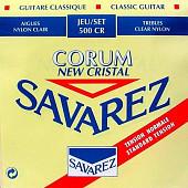 savarez 500 cj new cristal corum струны для классической гитары (30-34-41-29-34-44) сильного натяжен
