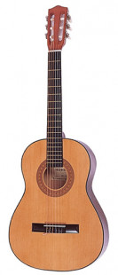 hohner hc06 гитара классическая натуральный цвет. гриф, обейчатка, задняя дека изготовлены из красно