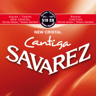 savarez 510 cr new cristal cantiga струны для классической гитары (29-33-41-29-34-43) нормального на