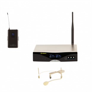 radiowave uhs-401s радиосистема с головным микрофоном телесного цвета, uhf650-740mhz.