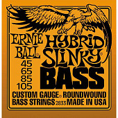 ernie ball 2833 струны для бас-гитары 45-105