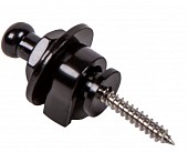 kuft strap lock black замок-фиксатор (стреплок) крепление для гитарного ремня, черный