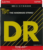 dr meh-13 (13-56) струны для электрогитары круглая обмотка, круглая сердцевина, (никелевое покрытие)