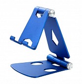 stand blue подставка-держатель для телефона настольный, алюминий, цвет синий
