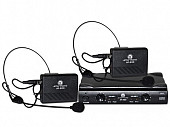 arthur forty psc af-200b vhf радиосистема (база, 2 передатчика, 2 головных микрофона, бп)