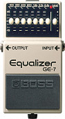 boss ge-7 equalizer педаль гитарная эквалайзер.новый последний экземпляр. с витрины (продается как у