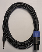 шнур speakon-jack акустический 2х1,5мм, длина 5,8м