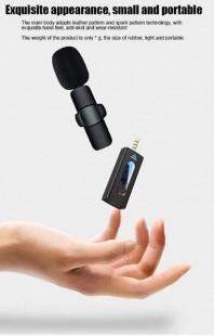 k35 pro dual lavalier комплект из 2 радио-микрофонов мини петличных, для любых систем на 3,5мм джеке
