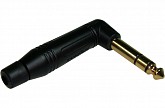 amphenol acps-rb-au jack 6.3 мм стерео штекер на кабель, угловой, позолоченные контакты