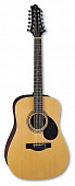 gregbennett d2/12 акустическая гитара 12-ти струнная dreadnought, верхняя дека-отборная ель, нижняя