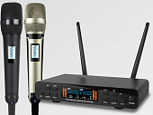 ew-135 g4/skm9000 dual радиосистема uhf, 2 ручных передатчика вида skm9000