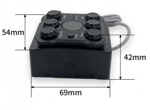 shinobi 611te трансакустический датчик на аккумуляторе 18650, тюнер, эффекты reverb, delay, chorus
