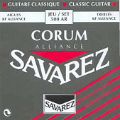 savarez 500 ar alliance corum струны для классической гитары (24-27-33-27-34-43) нормального натяжен