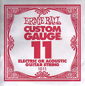 ernie ball 1011 струна для электро и акустических гитар. сталь, калибр .011