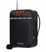 shidu sd-m400 портативный громкоговорит.10w, запись, головной микроф.,microsd,usb,mp3,fm тюнер