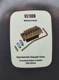 gotoh vs100n hg wilkinson машинка тремоло для электрогитары, finish honed gold. made in japan