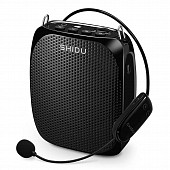 shidu sd-s615bk портативный громкоговоритель, головной радио микрофон, microsd, usb, черный