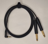 sommer cable onyx 2025 mkii mjmsnl-2jmmn-1,5st шнур угловой стерео minijack-2моно jack, 1,5м,ремешок