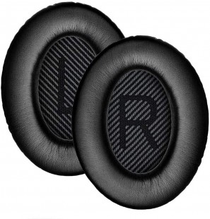 qc35 earbud deluxe black l+r амбюшуры для bose qc35,qc25,soundtrue ae,ae2, 1 пара, l + r маркировка.