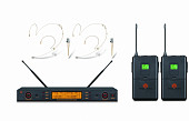 arthur forty psc u-9300b комплект из 2х головных радиомикрофонов, uhf