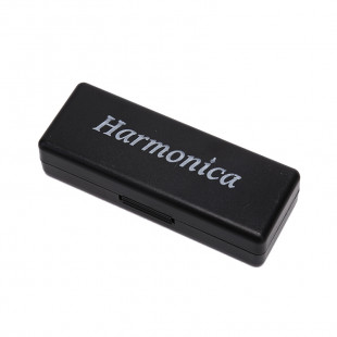 harmonica dmts hole10 silver губная гармошка 10 отверстий, в кейсе, серебристая