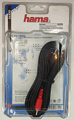 hama 43329 2rm-2rm шнур/кабель 2 rca - 2 rca, длина 5м
