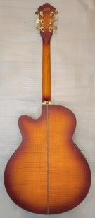 ibanez ael40se rlv гитара электроакустическая, цвет натуральный (резонантный лак), корпус волнистый