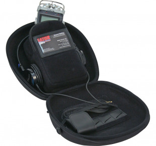 gator g-micro pack нейлоновый кейс (сумка) для микро-рекордеров, наушников, аксессуаров, вес 1,31кг