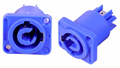 kuft nac3mpa-1 powercon power-in, панельный разъем входной (синий)