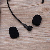 kuft ws-0820bk ветрозащита для головного микрофона 8х20, внешний 22х28, черная