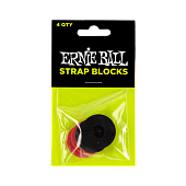 ernie ball 4603 фиксатор - резиновое кольцо для ремня гитары. 2 пары