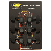 sqoe qz-qfb-02 комплект колковой механики для акустической гитары