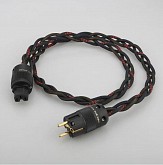audiocrast schuko p100 3х1,5мм сетевой плетеный кабель питания hifi усилителя. высококачественный